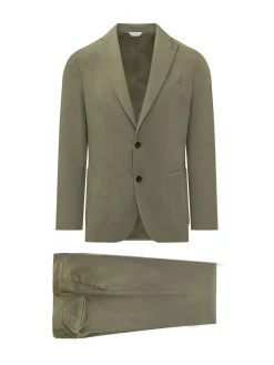 Abito Monopetto con Tasche Applicate