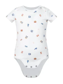 Allover Print Cotton Bodysuit