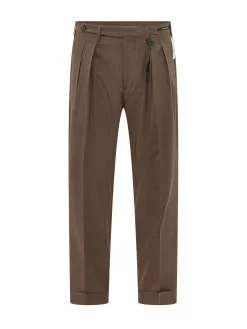 America Trousers with Turned Up Hem