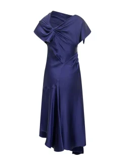 Asymmetric Draped Dress