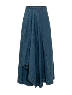 Asymmetric Long Skirt