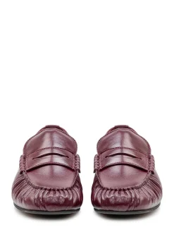 Aven Leather Loafers with Penny Strap