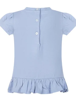Baby T-Shirt and Gingham Bloomer Set