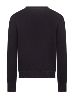 Ballantyne Black Wool Crewneck Sweater