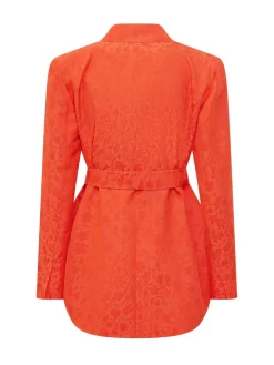 Belted Blazer with Lapels