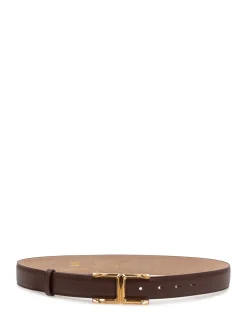 Belt with Logo Buckle