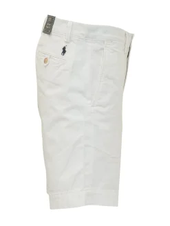 Bermuda Shorts with Side Pockets and Belt Loops