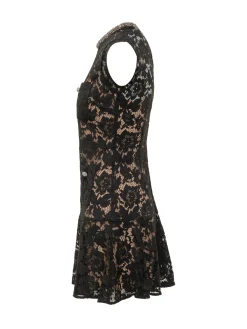 Black Lace Mini Dress