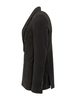 Blazer Doppiopetto in Jersey con Tasche