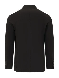 Blazer Doppiopetto in Jersey con Tasche