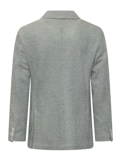 Blazer Uomo Classico in Tessuto Mélange