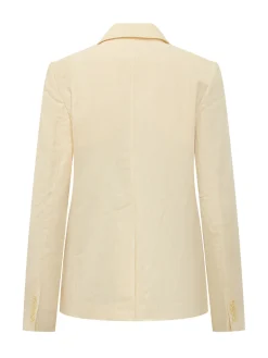 Blazer with Lapels and Patch Pockets