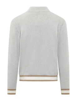 Bomber con Zip a Maniche Lunghe