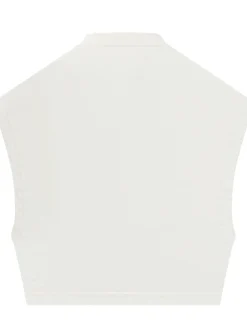 Boxy Tank Top with Bear Print