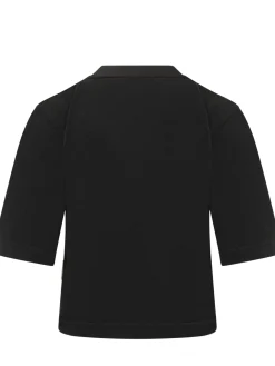 Boxy T-Shirt with Bear Print