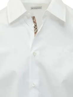 Camicia a Manica Lunga con Colletto Classico e Bottoni