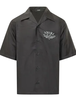 Camicia Bowling con Stampa Grafica