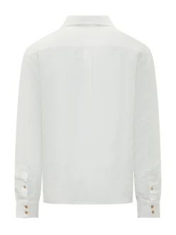Camicia Bowling con Tasca Applicata