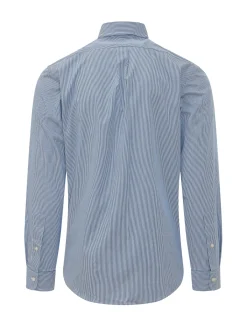 Camicia Sportiva a Maniche Lunghe a Righe