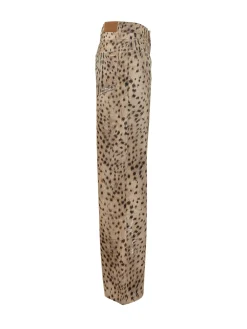Carpenter Jeans with Animal Print