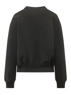 Crewneck Sweatshirt with Embroidery