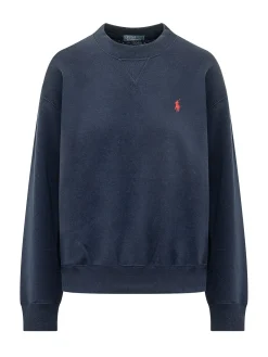 Crewneck Sweatshirt with Embroidery