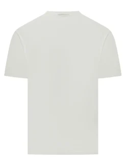 Crewneck T-shirt with Embossed Logo
