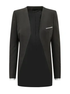 Deep Neckline Jacket