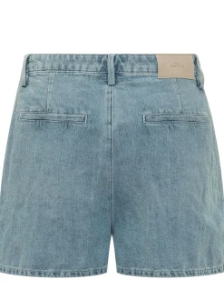 Denim Shorts with Pockets and Belt Loops