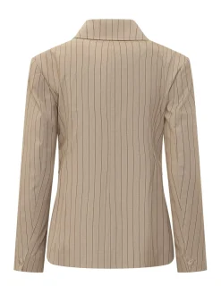 Double Breasted Pinstripe Blazer