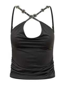 Draped Top with Straps