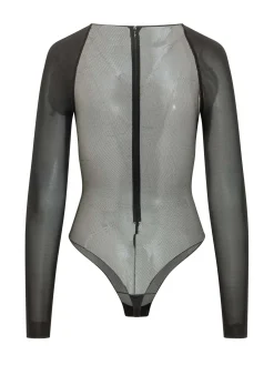 Embroidered Long Sleeve Bodysuit