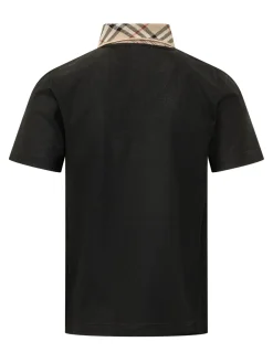 Evan Polo Shirt with Check Collar
