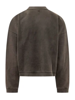 Felpa Oversize con Girocollo