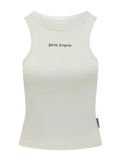 Fitted Tank Top with Logo