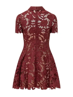 Floral Lace Mini Dress