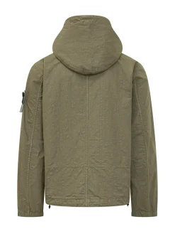 Giacca con Cappuccio e Chiusura con Zip