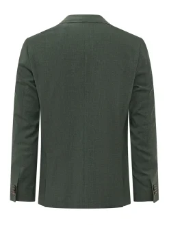 Giacca Monopetto con Revers e Tasche Applicate