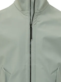 Giacca Tecnica con Zip e Patch Logo