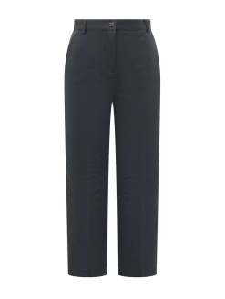 High Waist Straight Leg Trousers