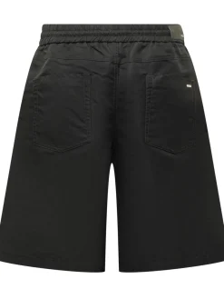 Hollywood Shorts with Drawstring and Front Embroidery