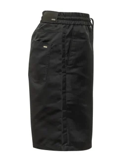 Hollywood Shorts with Drawstring and Front Embroidery