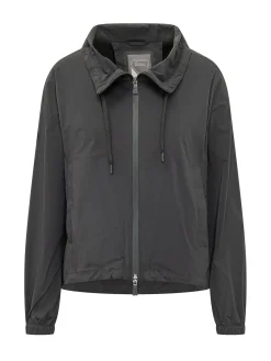 Hooded Jacket with Drawstring