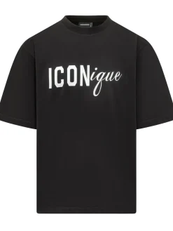 Iconique Loose Fit Logo Print T-shirt