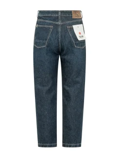 Jeans a Gamba Dritta con Tasche