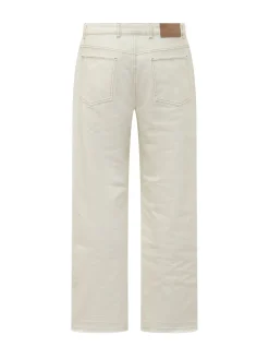 Jeans Dritti con Strappi