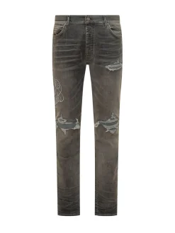 Jeans Hollywood MX1 con Strappi e Cinque Tasche