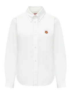 Kenzo Cotton Shirt With Boke Flower