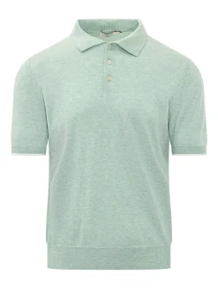 Knit Polo with Buttons