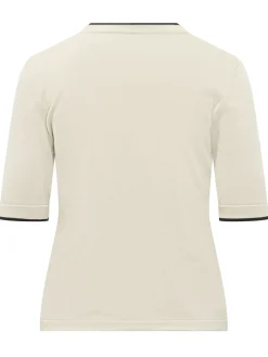 Knit T-shirt with Short Sleeves
